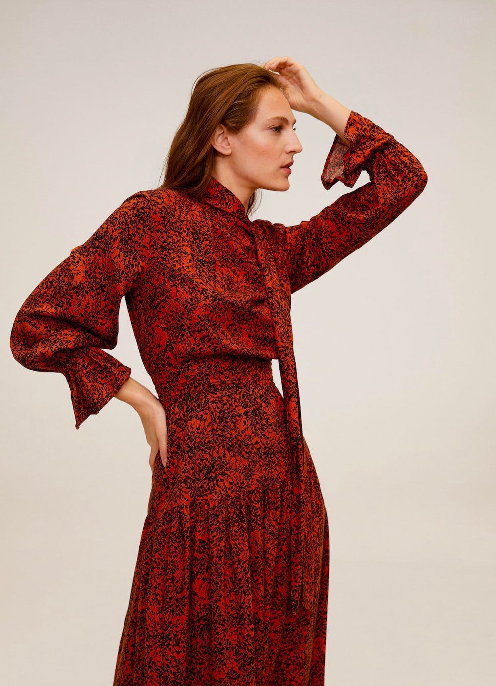 Midi printed dress — изображение 2